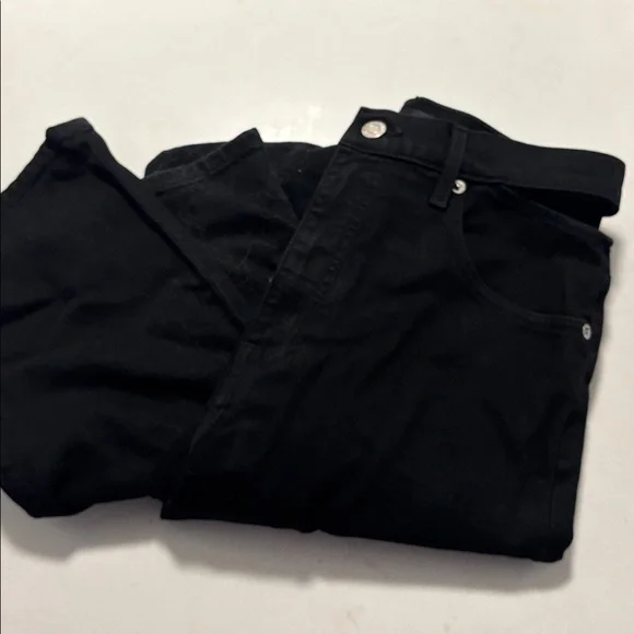 HELMUT LANG Cut Out Straight Leg Jeans - Picture 5 of 9